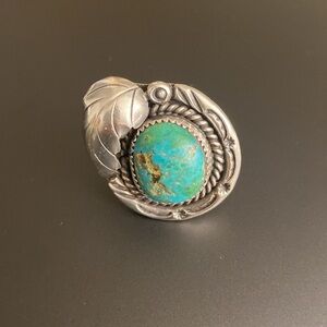 Silver and Turquoise Women's ring